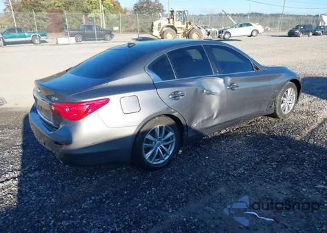 2014 Infiniti Q50 Premium z USA, uszkodzony, nr VIN JN1BV7AR7EM691563